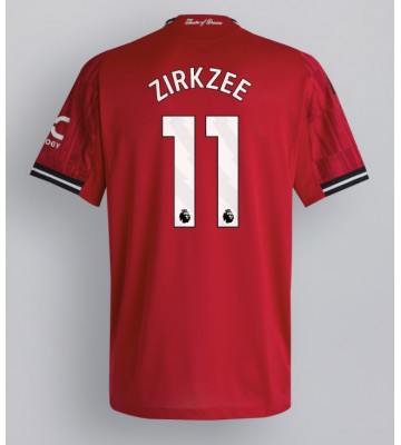 Manchester United Joshua Zirkzee #11 Hjemmebanetrøje 2025-26 Kortærmet